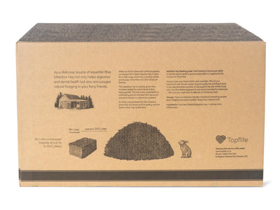Topflite Meadow Hay back of the box