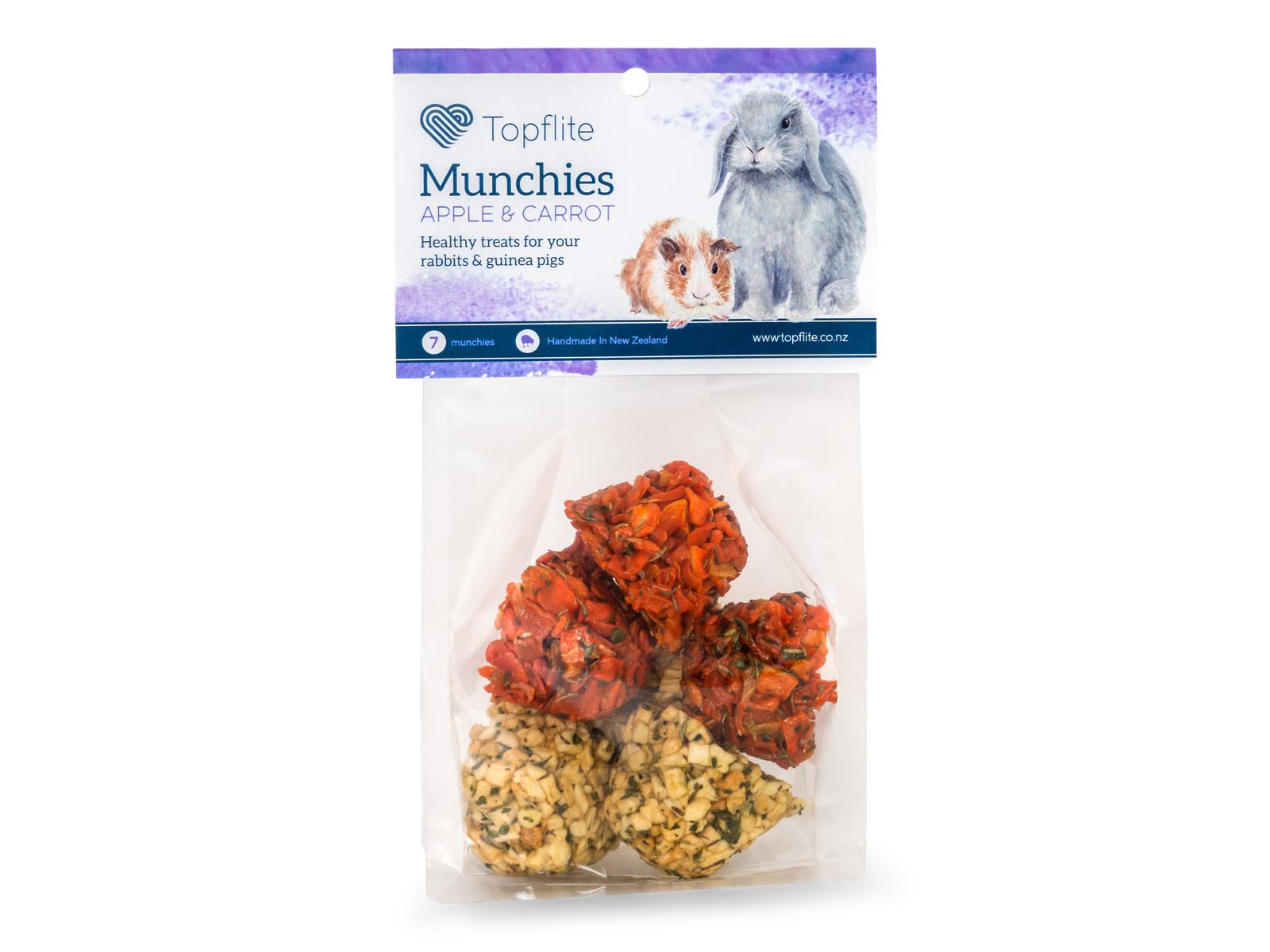 7 pack of Topflite Munchies for Rabbits & Guinea Pigs