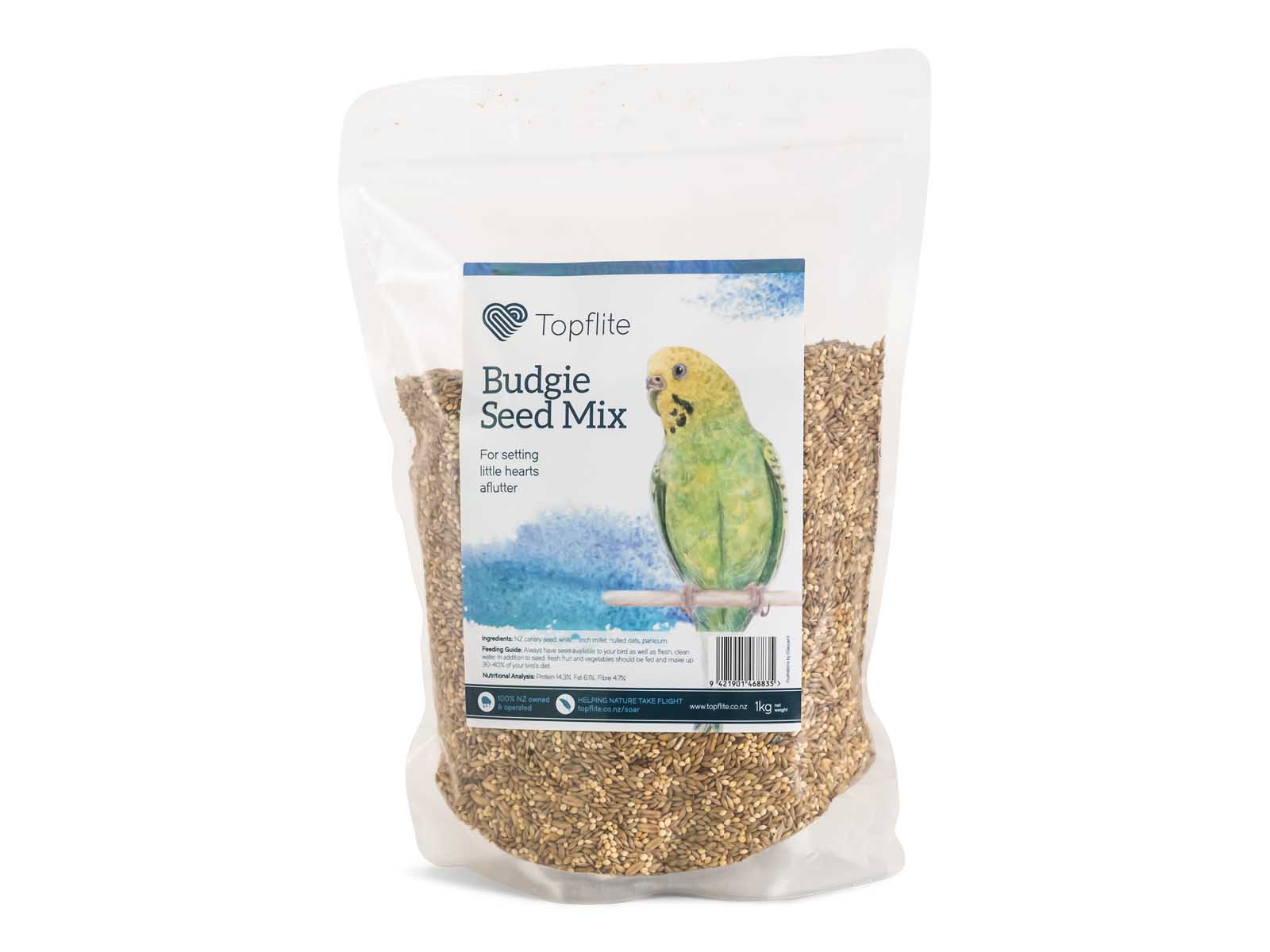 Topflite 1kg Budgie Seed Mix