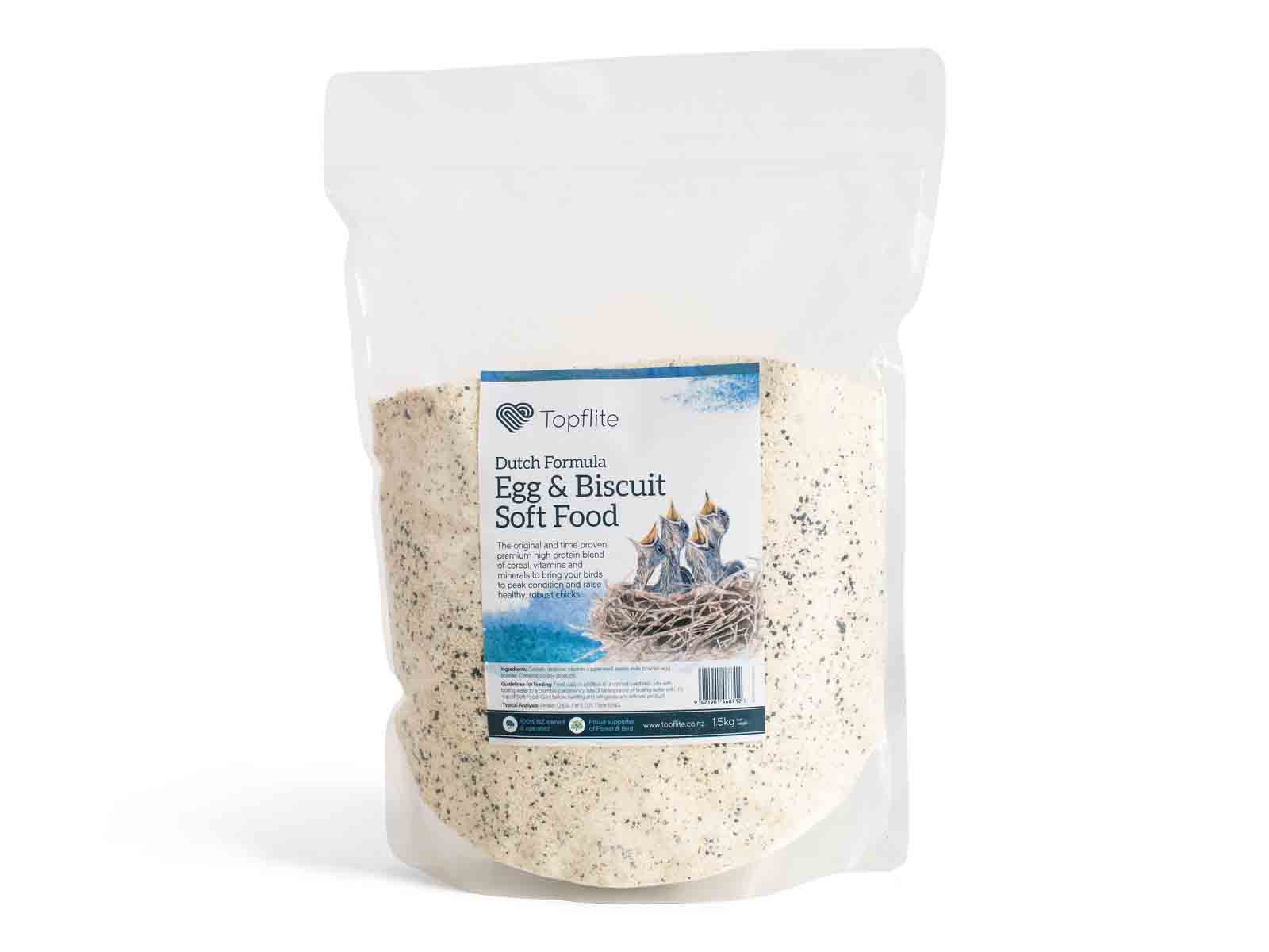 Topflite Egg & Biscuit Soft Food 1.5kg