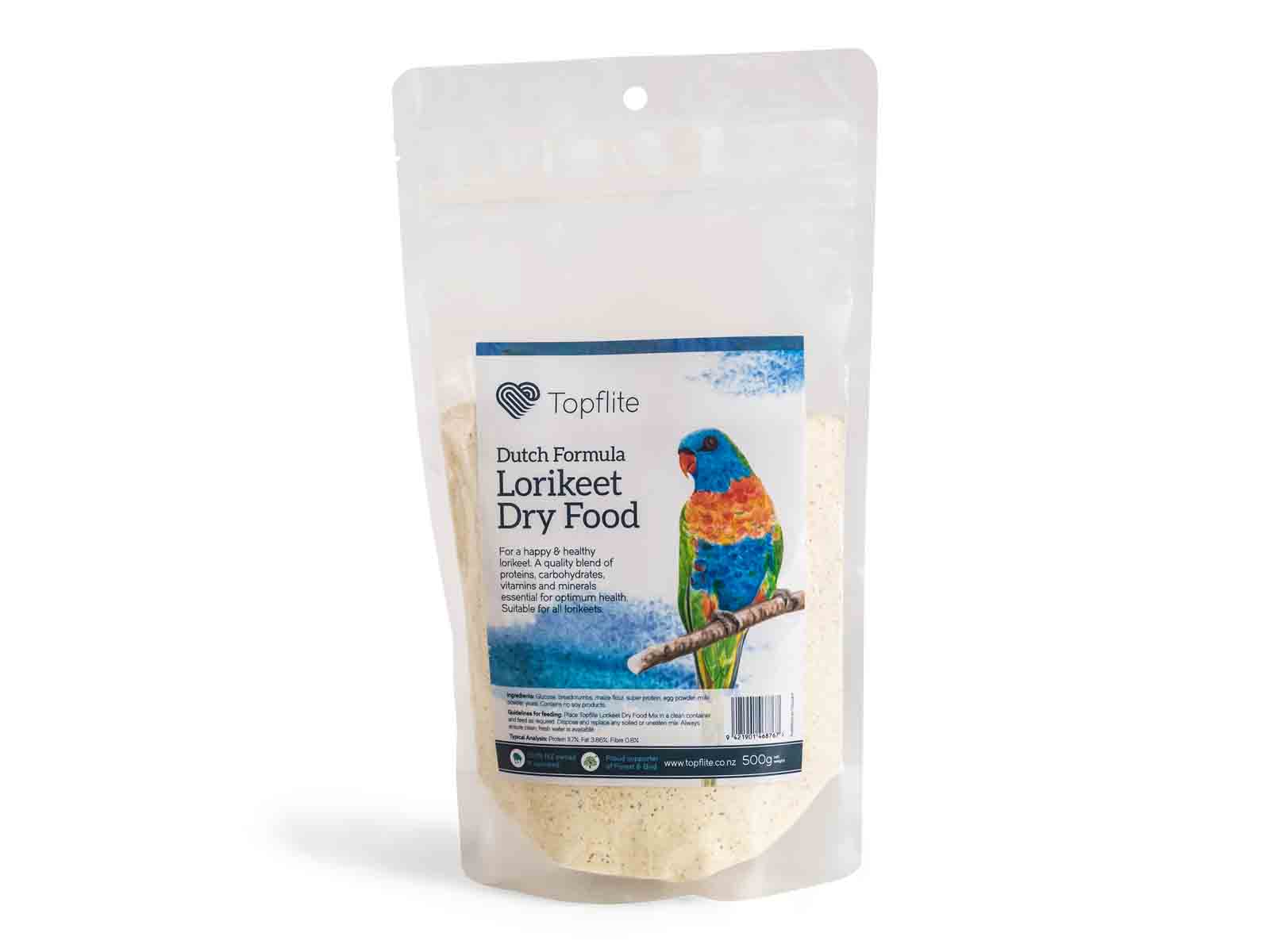 Topflite Lorikeet Dry Food 500g