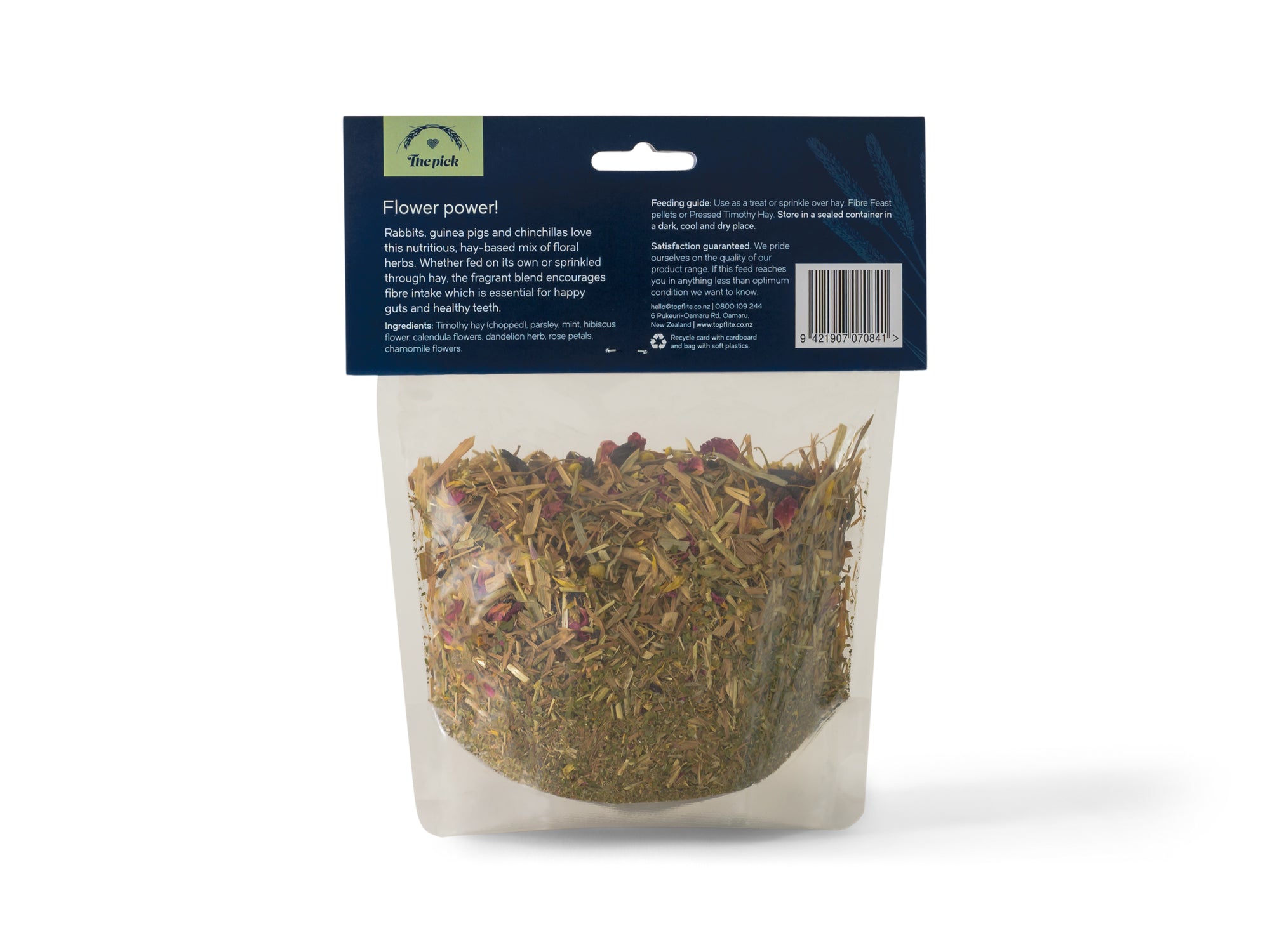 Topflite Meadow Medley The Pick back of package