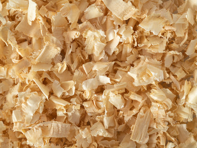 Close up of Topflite Pine Shavings