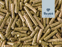 Close up of Pressed Lucerne Hay